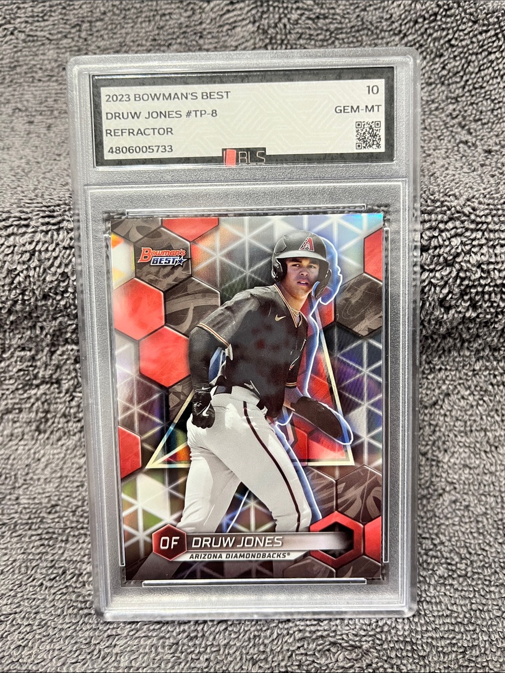 2023 Bowman’s Best Top Prospects Refractor #TP-8 GEM MINT 10 Druw Jones